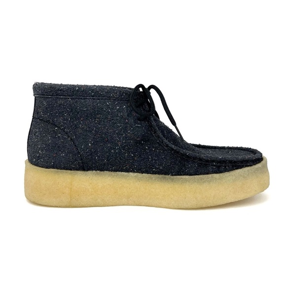 Clarks Wallabee Cup Chukka Boots Speckled Black Leather Men’s Size 9.5 New NWT main image 5